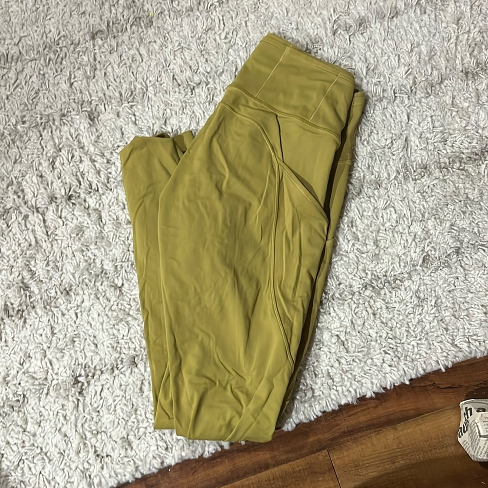 Lululemon olive green leggings